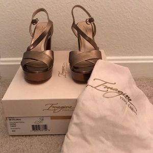 NWT Imagine Vince Camuto Copper Heeled Shoes